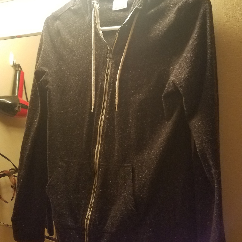 Black jogging zip up jacket
